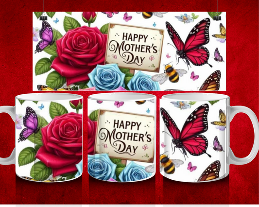 Mother’s Day Rose/Butterfly Mug