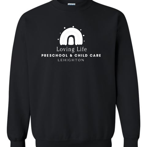 BLACK CREW NECK SWEATSHIRT