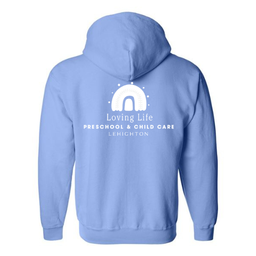 CAROLINA BLUE  ZIPPER HOODIE