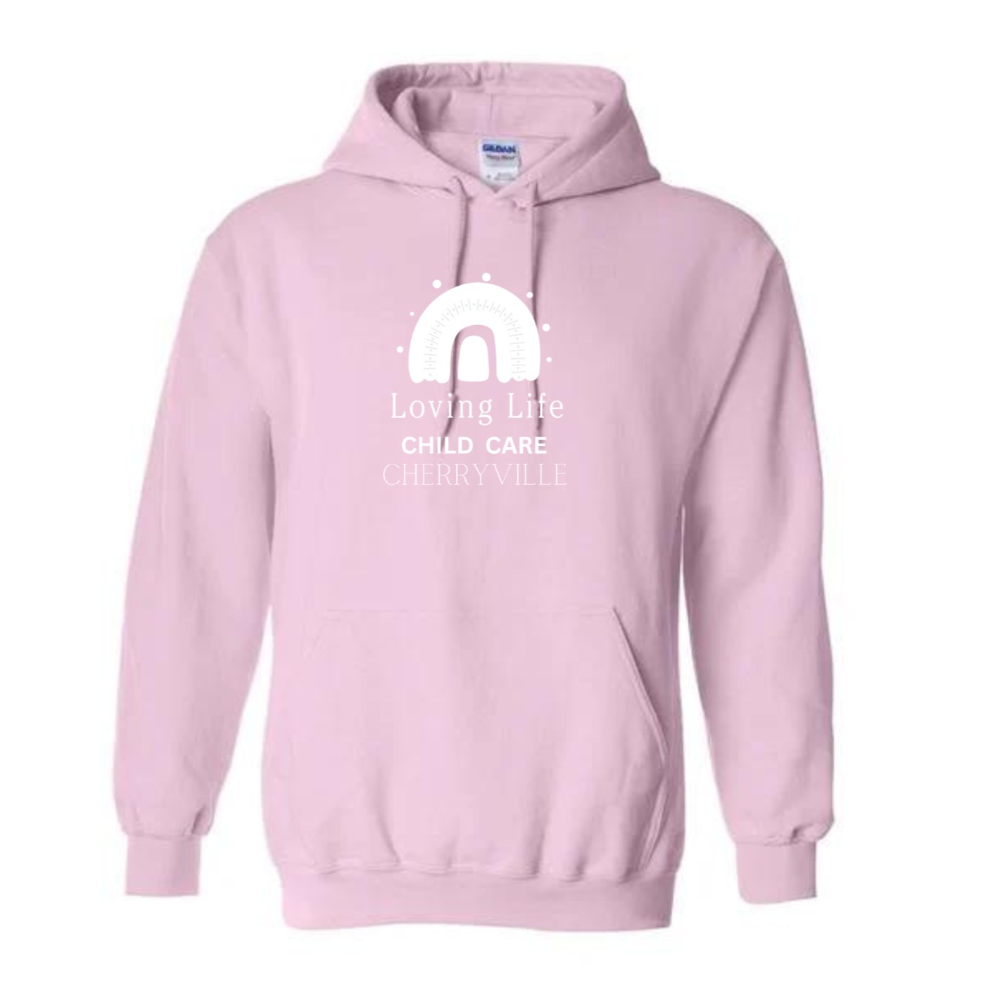 LIGHT PINK HOODIE