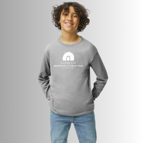 SPORT GREY LOVING LIFE LEHIGHTON YOUTH UNISEX LONG-SLEEVE