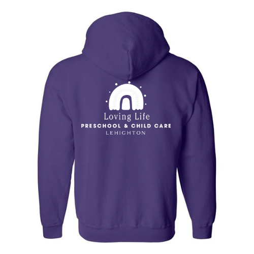 PURPLE  ZIPPER HOODIE